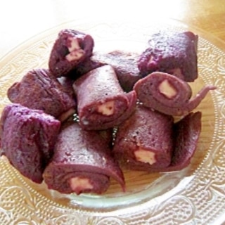 紫芋チーズヨーグルトココア餅